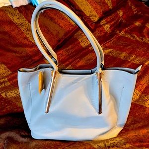 NWT light blue shoulder purse